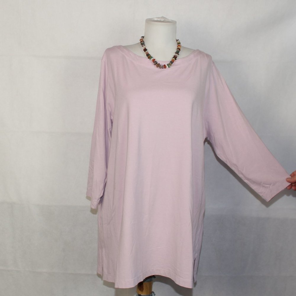 NWOT J. Jill Luxe Supima 3/4 Sleeve Tunic XL N45
